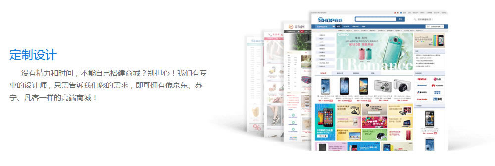 網上(shàng)商城網站建設