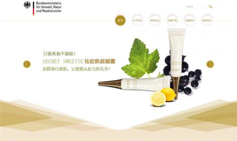 化妝品公司網站（帶手機版）