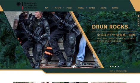 313軍綠(lǜ)色品牌鞋業(yè)鞋類行(xíng)業(yè)公司恒峰模闆